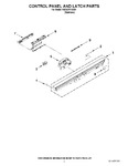 Diagram for 02 - Control Panel And Latch Parts