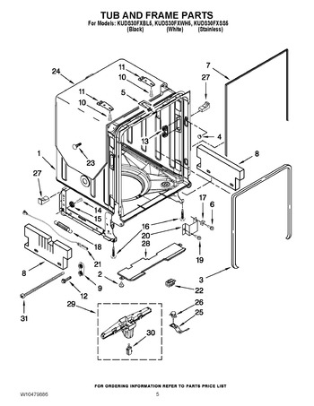 Diagram for KUDS30FXBL5