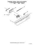 Diagram for 02 - Control Panel And Latch Parts