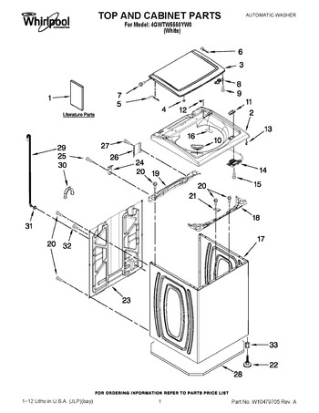 Diagram for 4GWTW5550YW0