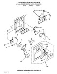 Diagram for 08 - Dispenser Front Parts