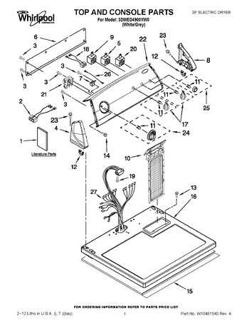 Diagram for 3DWED4900YW0