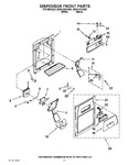 Diagram for 08 - Dispenser Front Parts