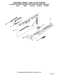 Diagram for 02 - Control Panel And Latch Parts