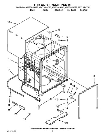 Diagram for WDT710PAYB2