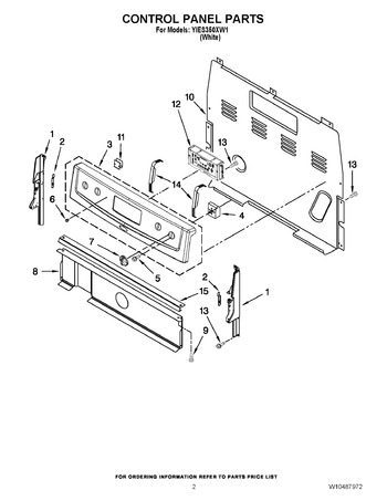 Diagram for YIES350XW1