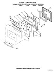 Diagram for 03 - Oven Door Parts