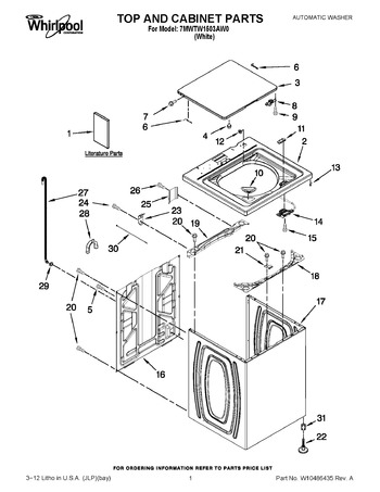 Diagram for 7MWTW1503AW0