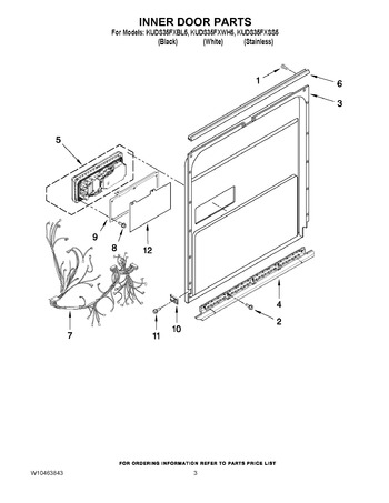 Diagram for KUDS35FXWH5