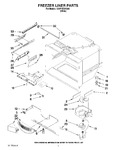 Diagram for 02 - Freezer Liner Parts