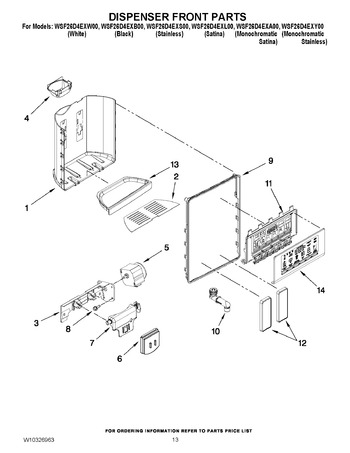 Diagram for WSF26D4EXB00