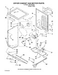 Diagram for 03 - Dryer Cabinet And Motor Parts