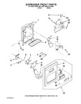 Diagram for 08 - Dispenser Front Parts