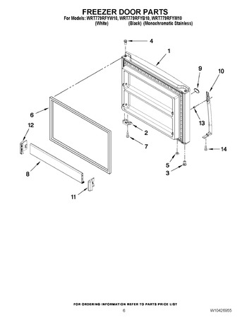 Diagram for WRT779RFYW10