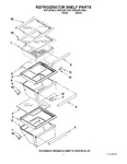 Diagram for 03 - Refrigerator Shelf Parts