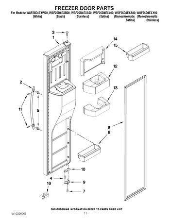 Diagram for WSF26D4EXB00