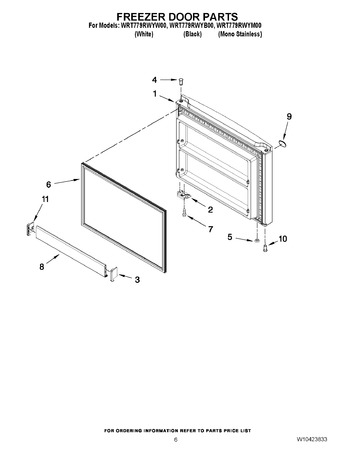 Diagram for WRT779RWYW00