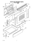 Diagram for 03 - Door And Drawer Parts