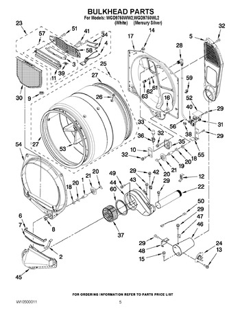 Diagram for WGD9750WW2