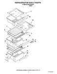 Diagram for 03 - Refrigerator Shelf Parts