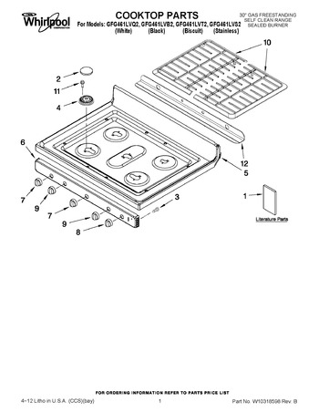 Diagram for GFG461LVS2