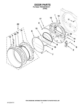 Diagram for 7MWGD9150XW1