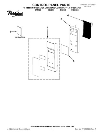 Diagram for GMH5205XVB1