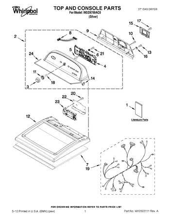 Diagram for WGD5700AC0