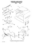 Diagram for 03 - Freezer Liner Parts