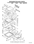 Diagram for 03 - Refrigerator Shelf Parts