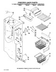 Diagram for 04 - Freezer Liner Parts