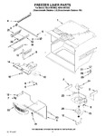 Diagram for 03 - Freezer Liner Parts