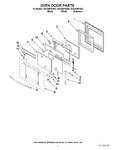 Diagram for 03 - Oven Door Parts