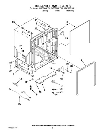 Diagram for WDF780SLYM1