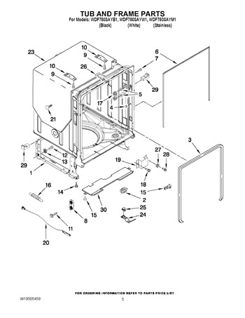 Diagram for WDF750SAYM1