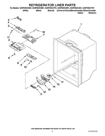 Diagram for GX5FHDXVT01