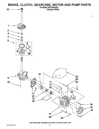 Diagram for WGT3300XQ0