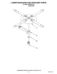 Diagram for 11 - Lower Washarm And Strainer Parts