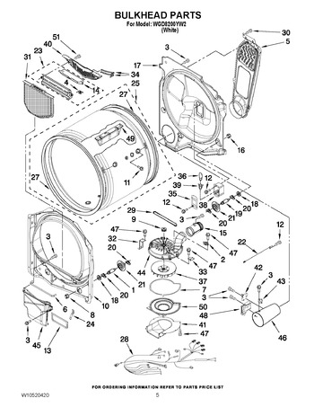 Diagram for WGD8200YW2