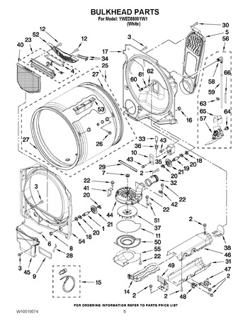 Diagram for YWED8600YW1