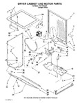 Diagram for 03 - Dryer Cabinet And Motor Parts