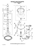 Diagram for 03 - Basket And Tub Parts