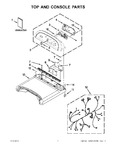 Diagram for 01 - Top And Console Parts