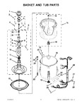 Diagram for 03 - Basket And Tub Parts