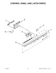 Diagram for 02 - Control Panel And Latch Parts