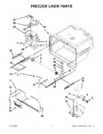 Diagram for 06 - Freezer Liner Parts