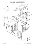 Diagram for 01 - Top And Cabinet Parts