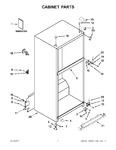 Diagram for 01 - Cabinet Parts