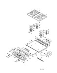 Diagram for Control Panel & Cooktop