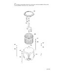 Diagram for Tub, Basket & Agitator